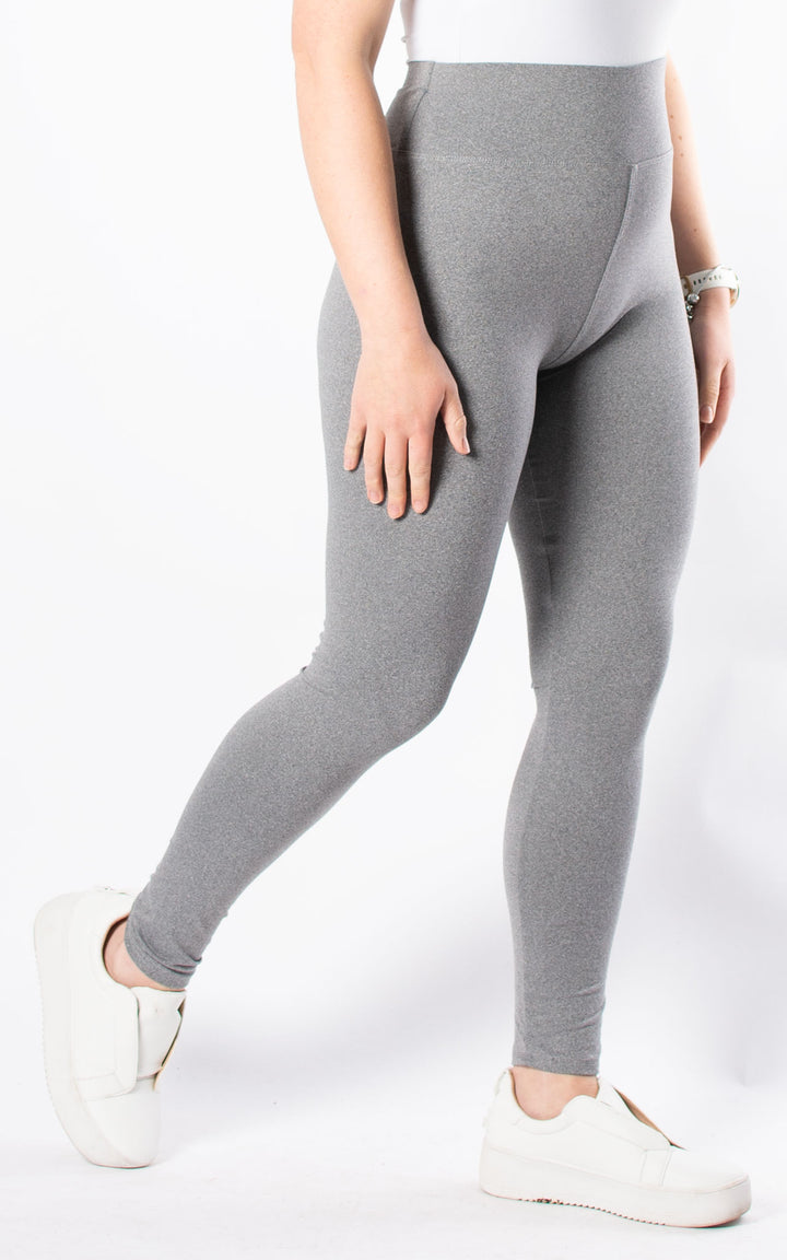 Straight Leg Leggings | Grey