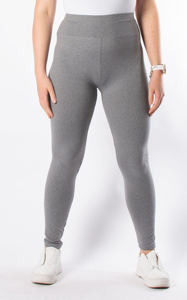 Straight Leg Leggings | Grey