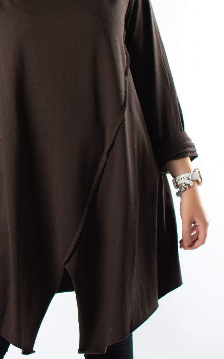 Taylor Boat Neck | Chocolate