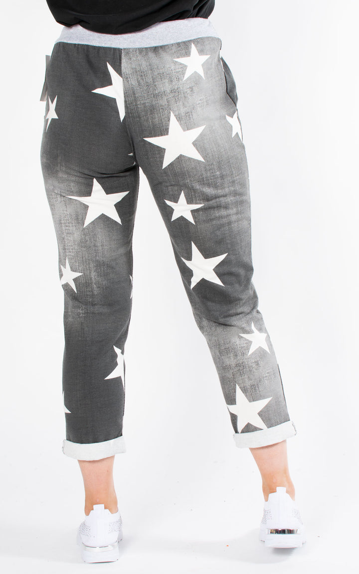 Dark Grey Star Jogger