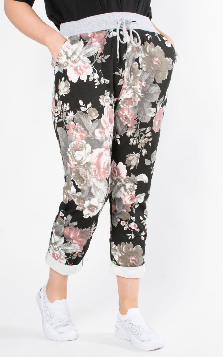 Basic Jogger | Rose Blossom | Black