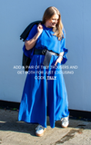 Tilly Frill Sleeve Top | Cobalt