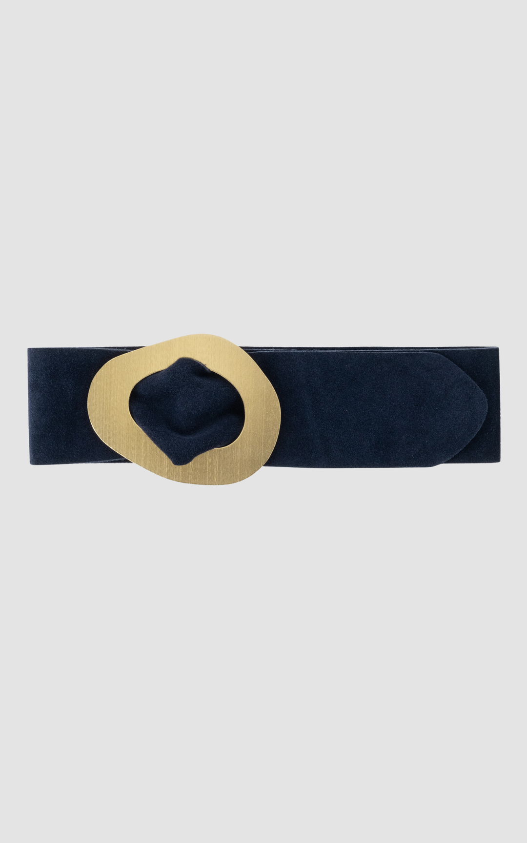 Leather Belt  | Navy