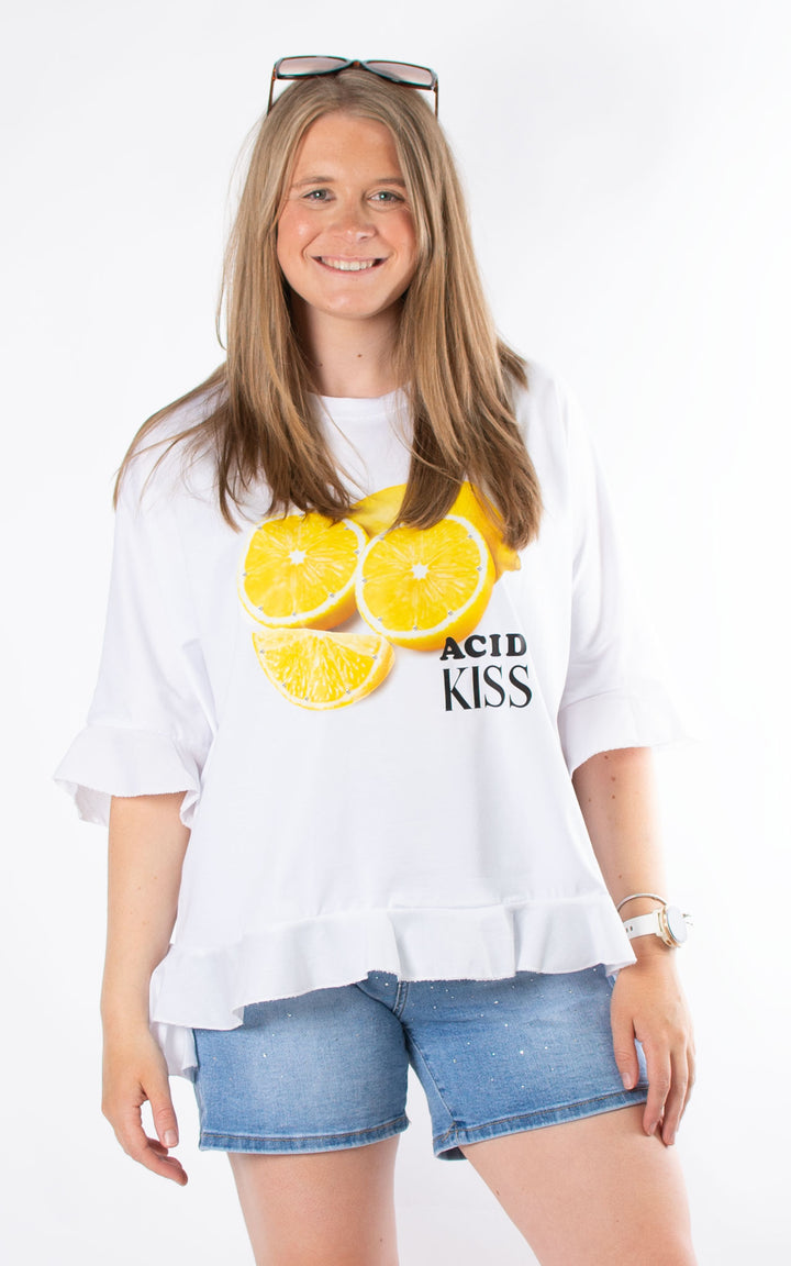 Acid Kiss Top | White