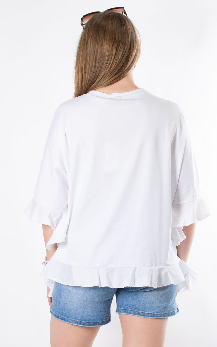 Acid Kiss Top | White