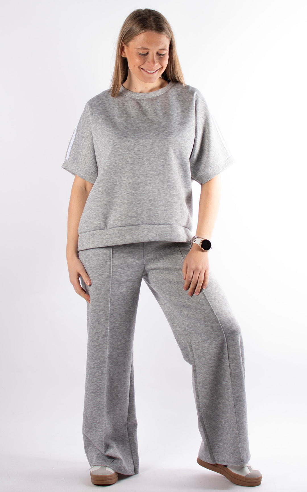 Addie Scuba T | Grey