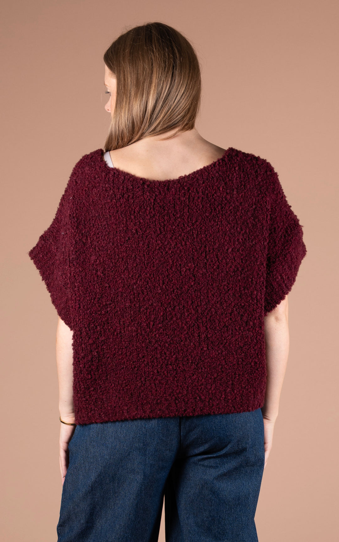 Aila Crop Jumper | Plum