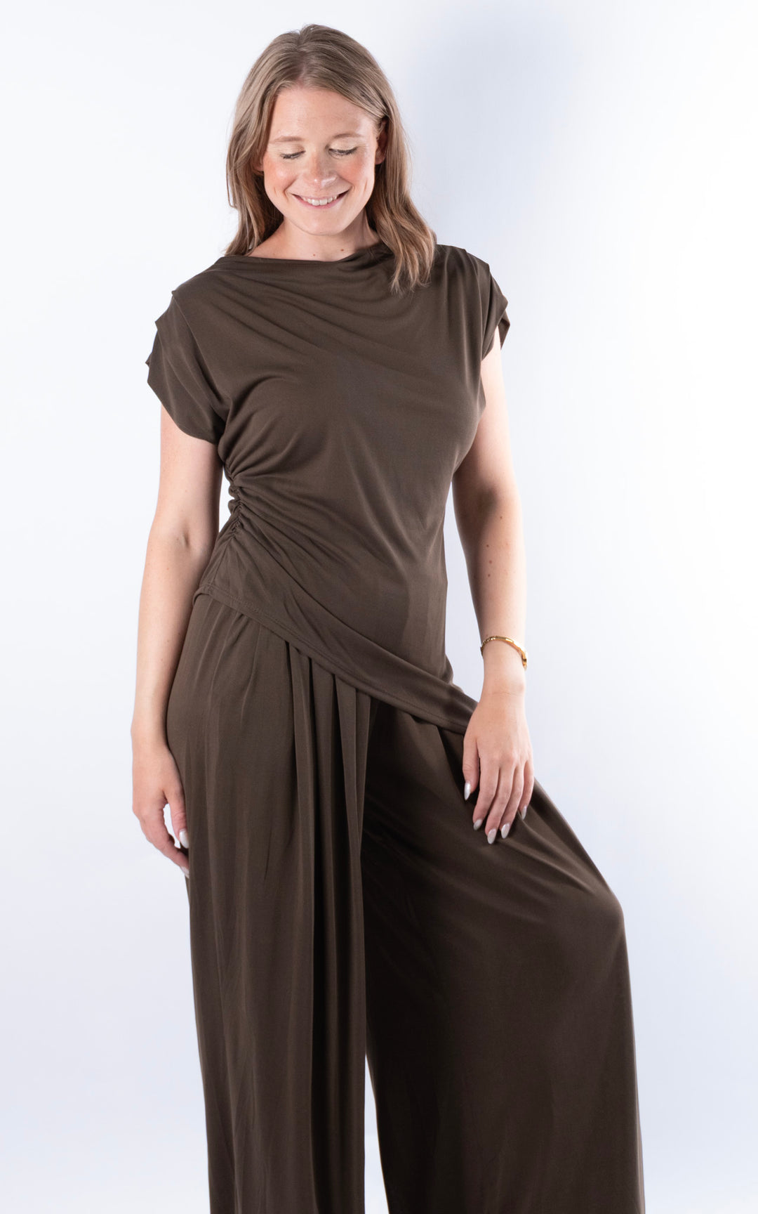 Alana Top | Chocolate