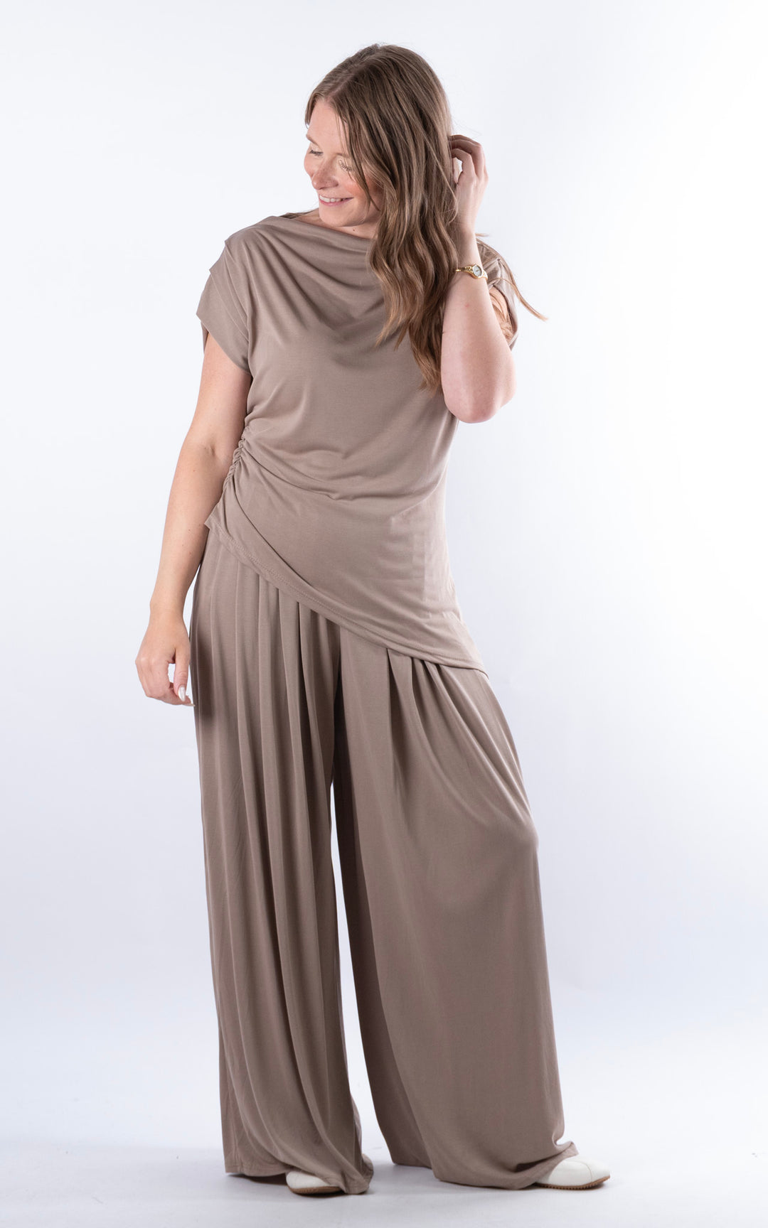 Alana Top | Taupe