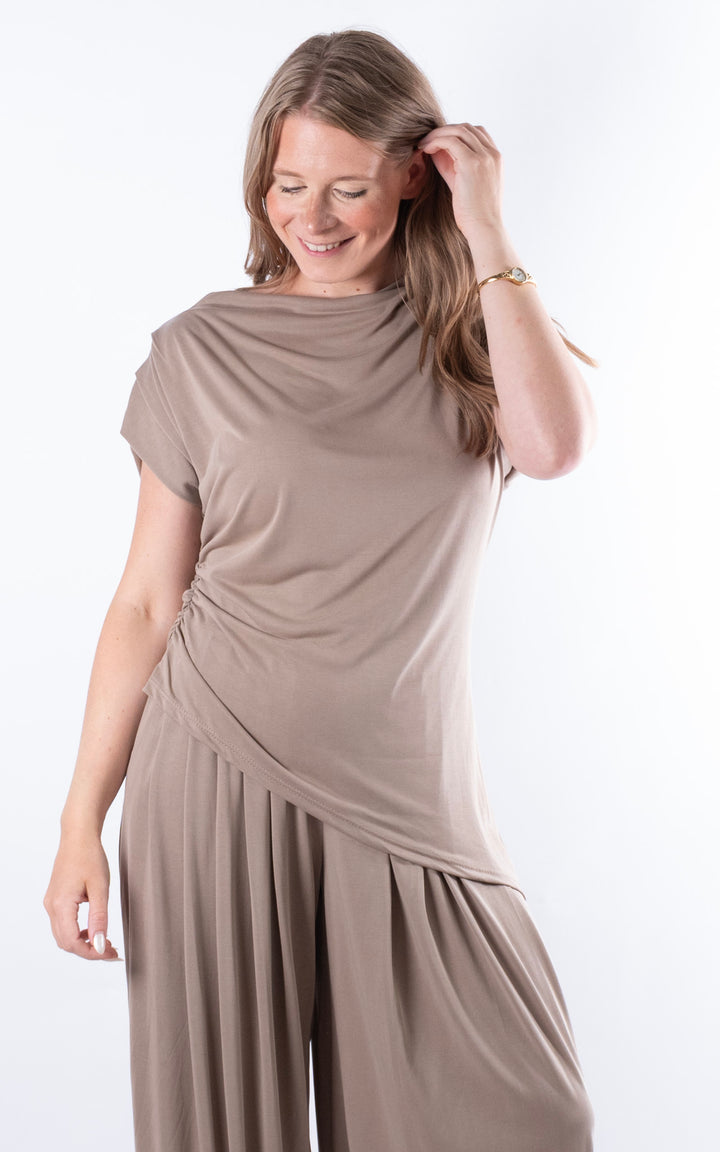 Alana Top | Taupe