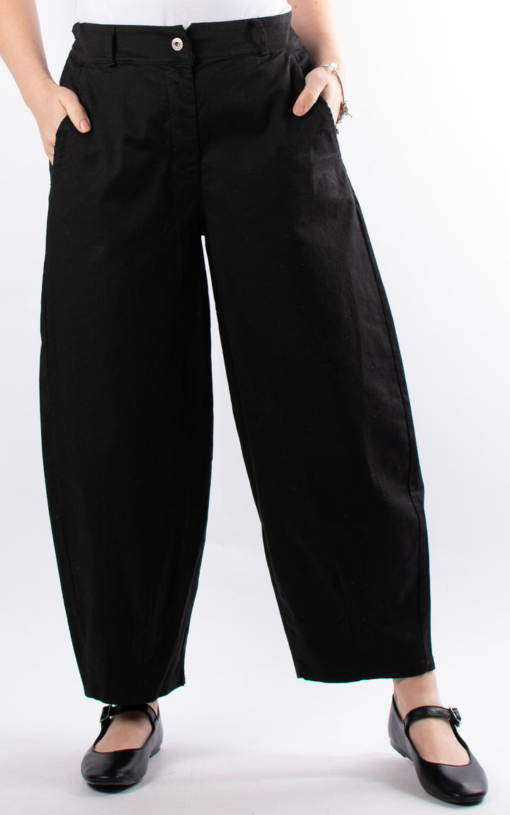 Alanya Barrell Trouser | Black