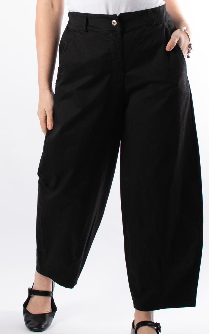 Alanya Barrell Trouser | Black