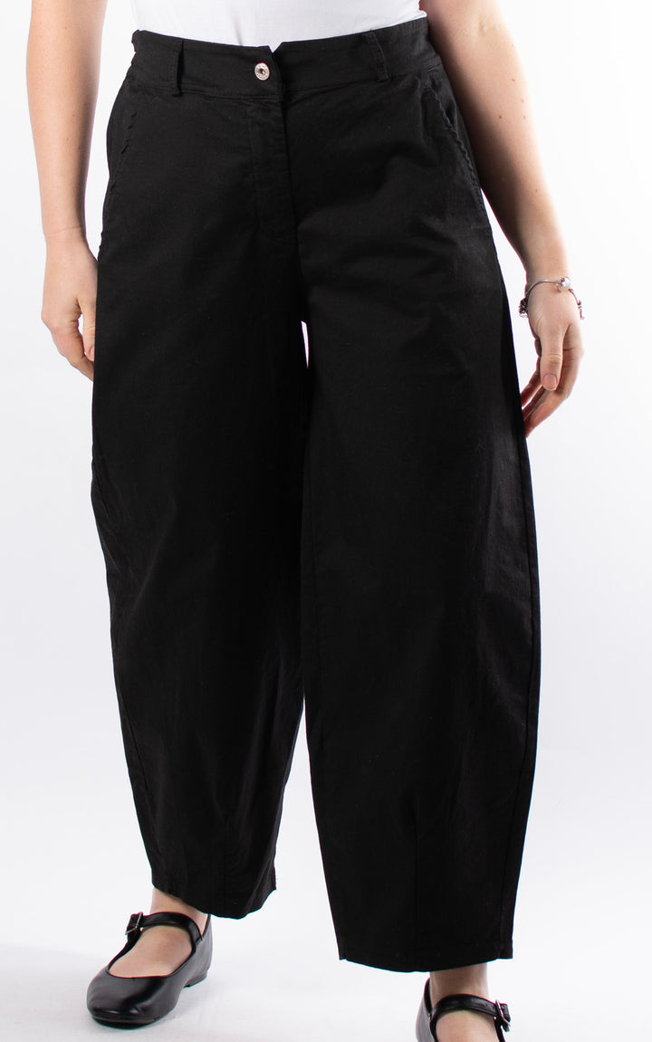 Alanya Barrell Trouser | Black