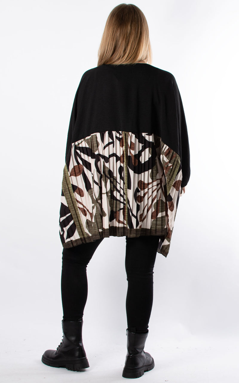 Allie Top | Abstract | Khaki