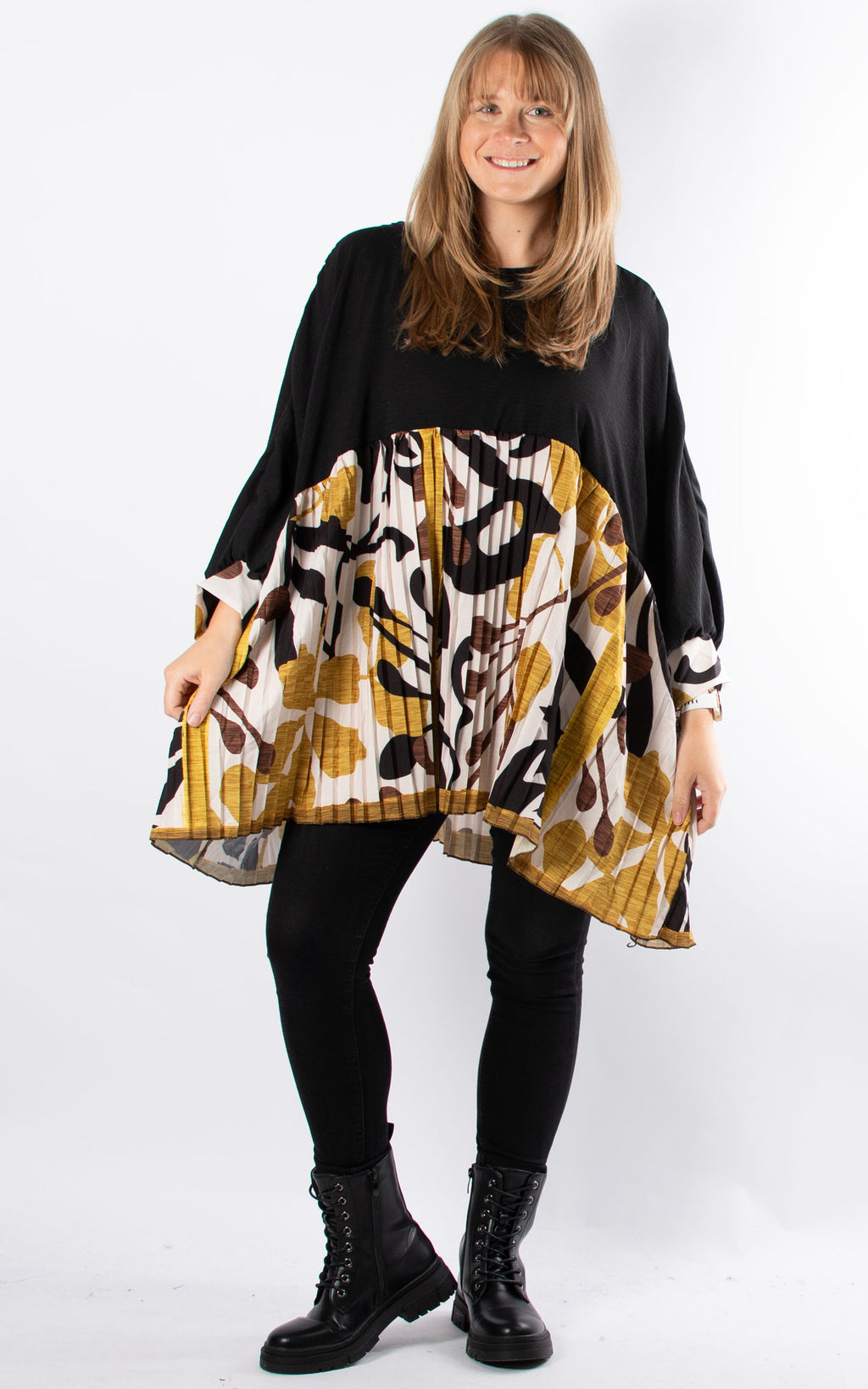 Allie Top | Abstract | Mustard