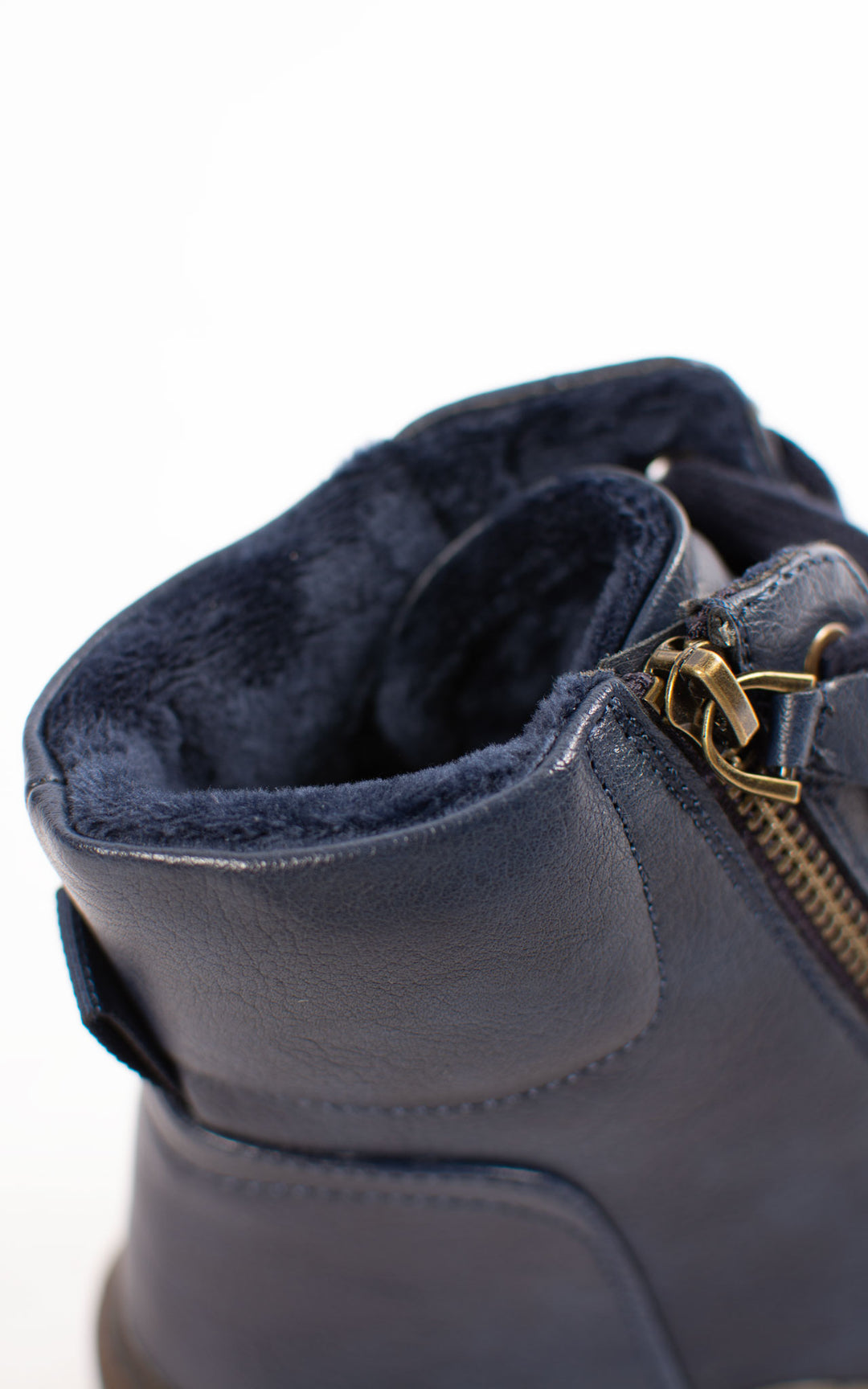 Ally Lace Up Ankle Boots | Navy