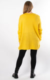 Ally V-neck Knit | Yellow