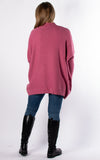 Amanda Textured Jumper | Berry