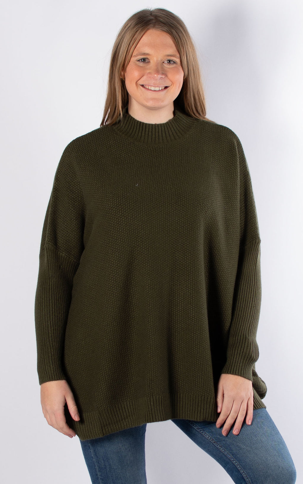 Amanda Textured Jumper | Green