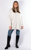 Amanda Textured Jumper | Winter White