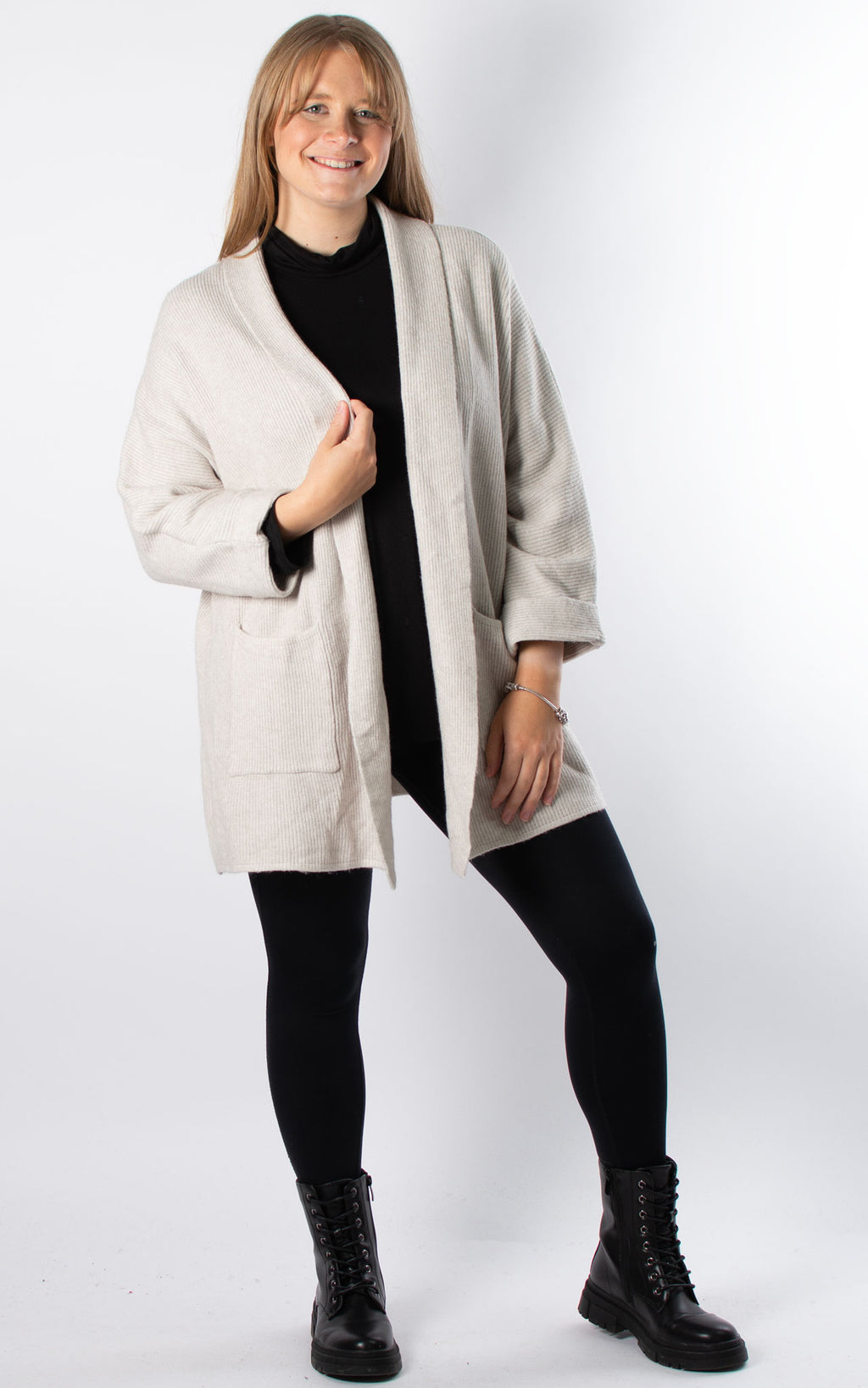 Yvonne Cardigan | Pale Grey