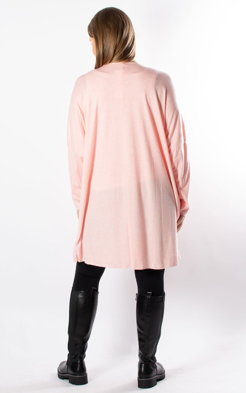 Amy Soft Knit Top | Baby Pink