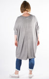 Amy Soft Knit Top | Light Grey