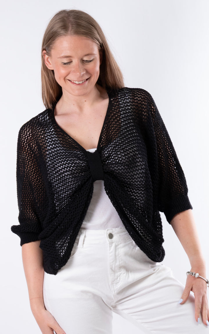 Angelina 3 Way Top | Black