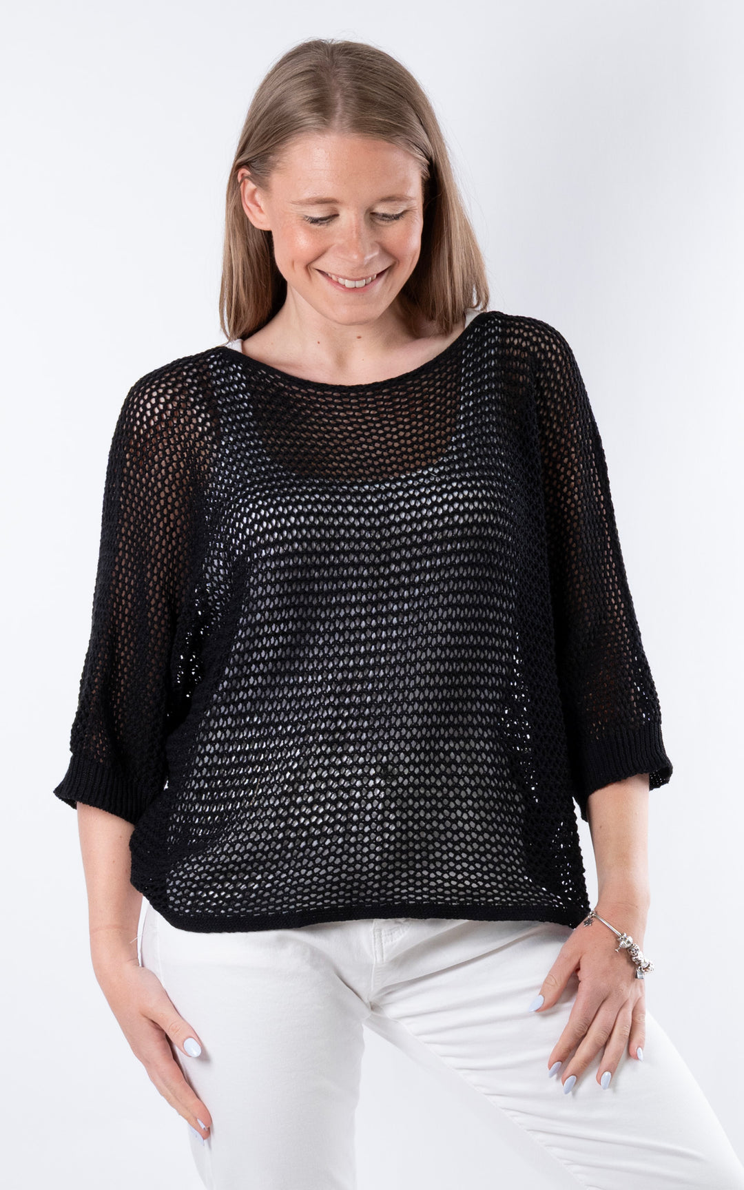 Angelina 3 Way Top | Black
