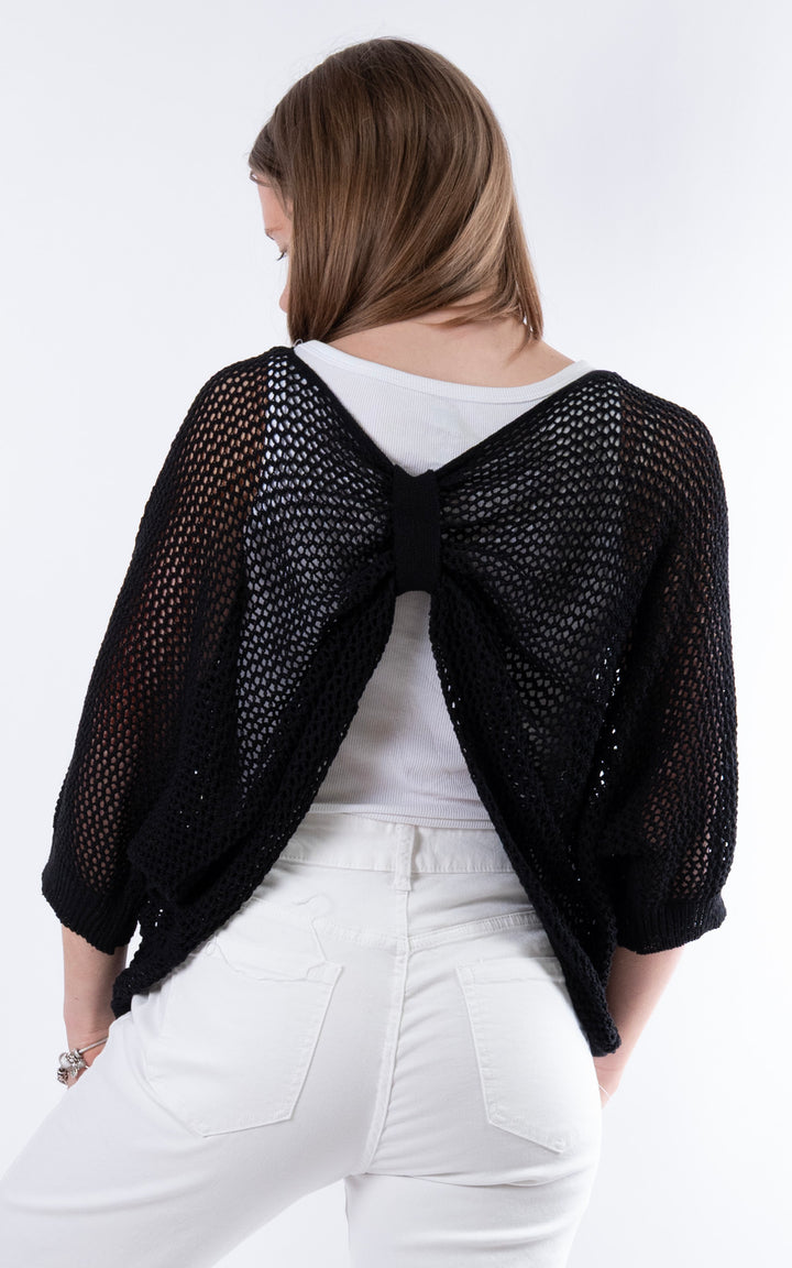 Angelina 3 Way Top | Black