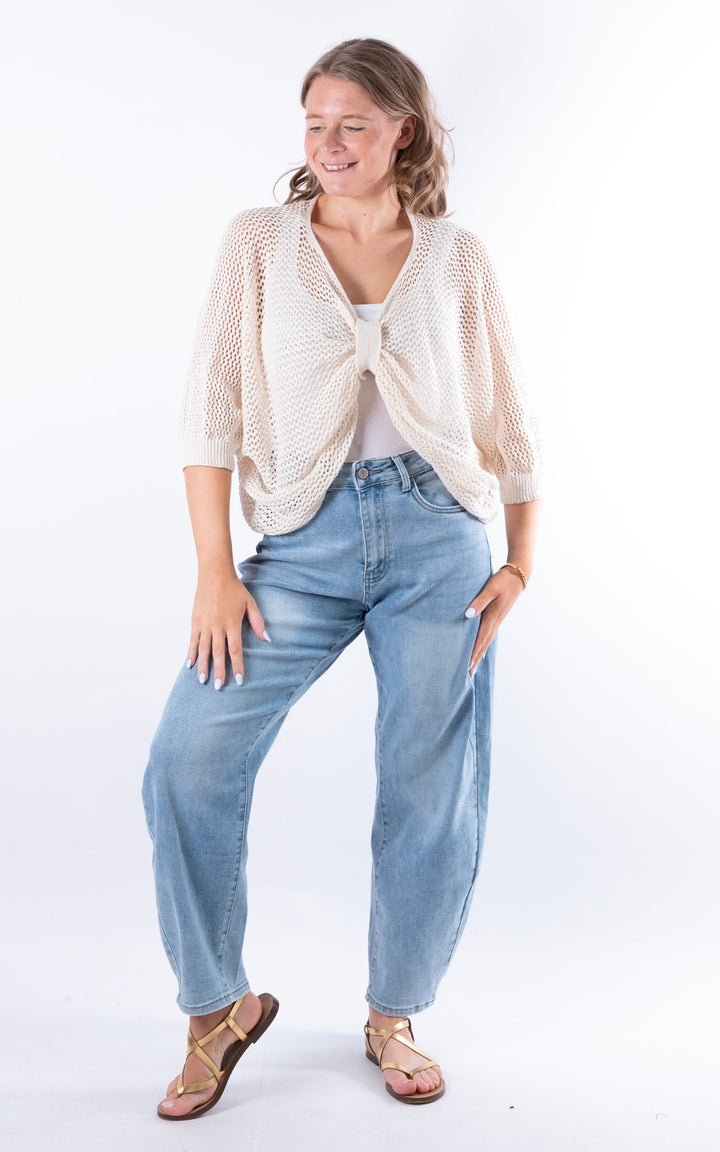 Angelina 3 Way Top | Cream