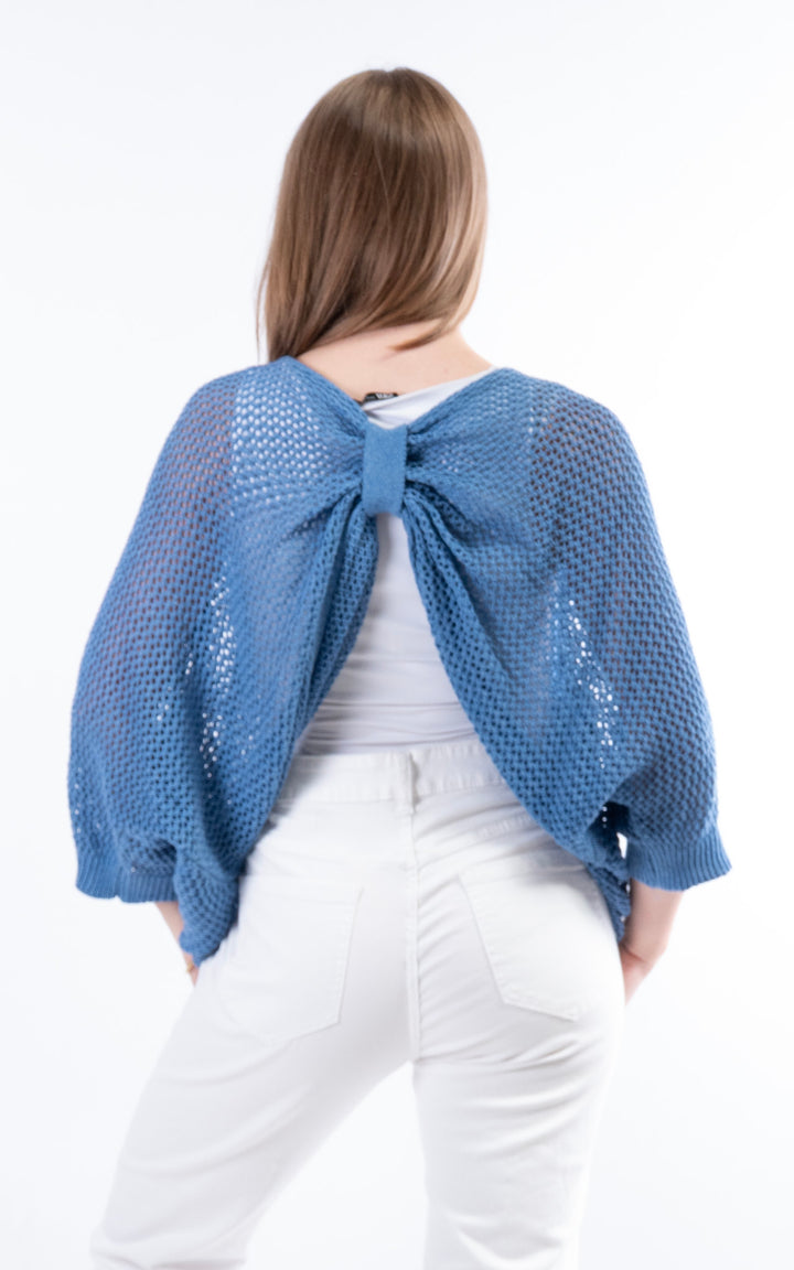 Angelina 3 Way Top | Denim