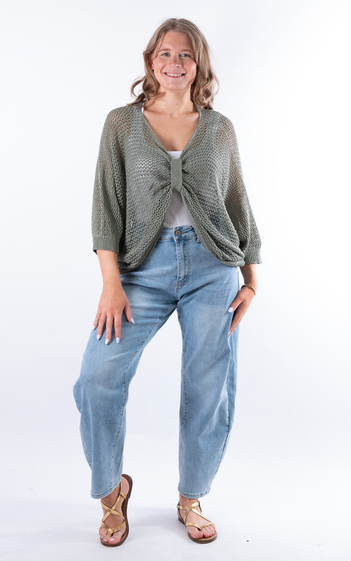 Angelina 3 Way Top | Khaki