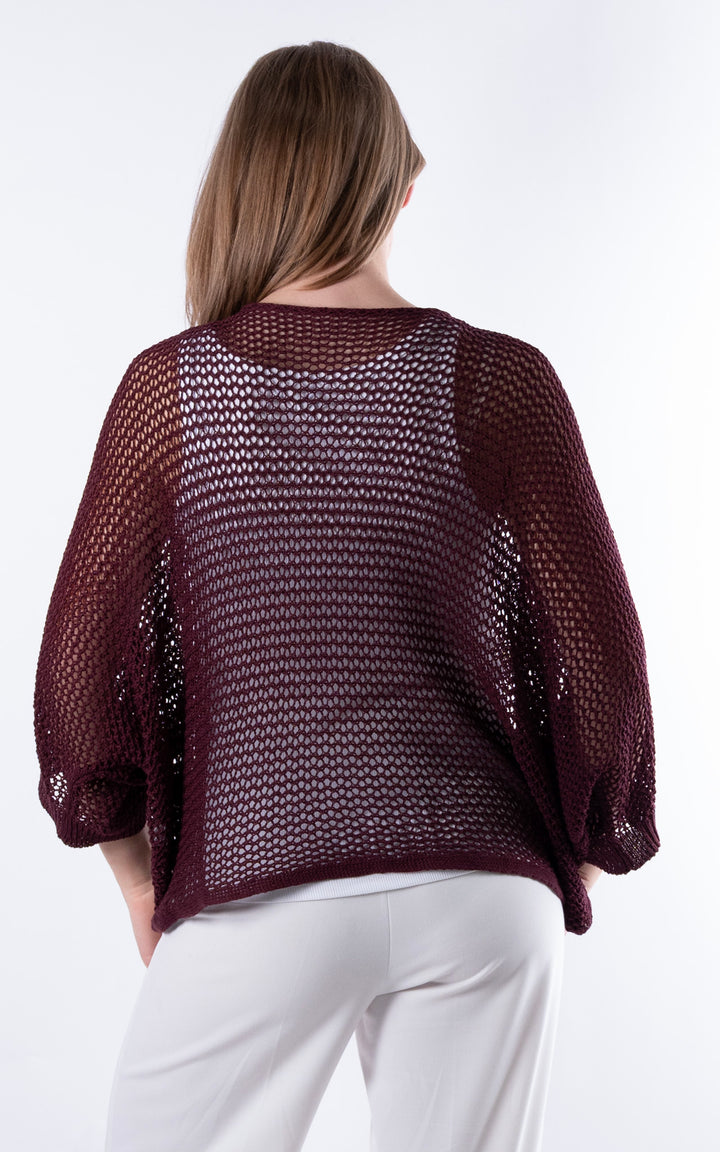 Angelina 3 Way Top | Plum