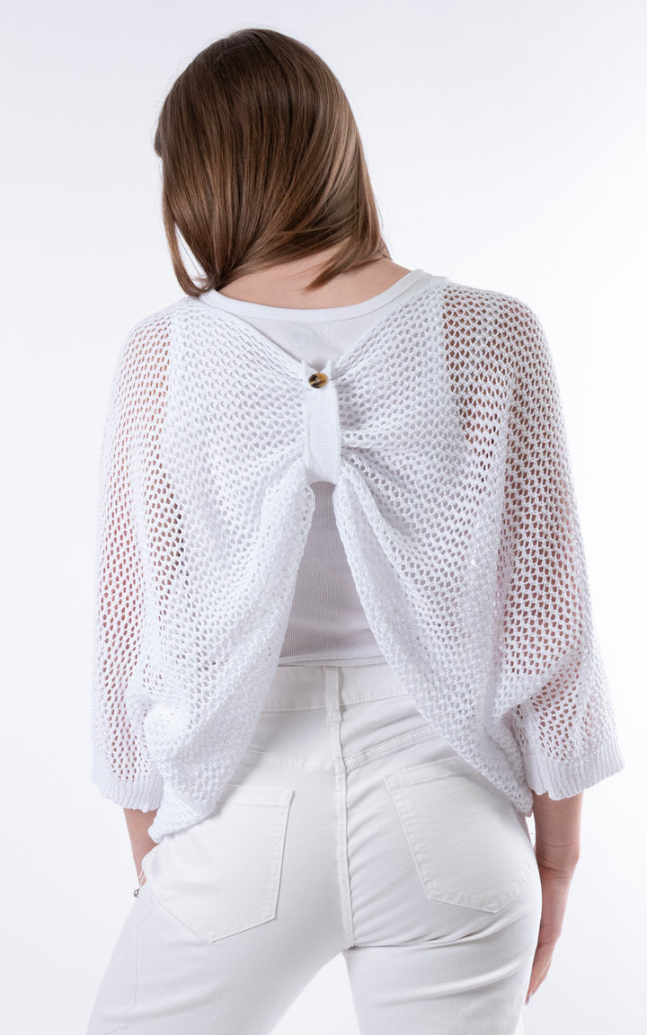 Angelina 3 Way Top | White