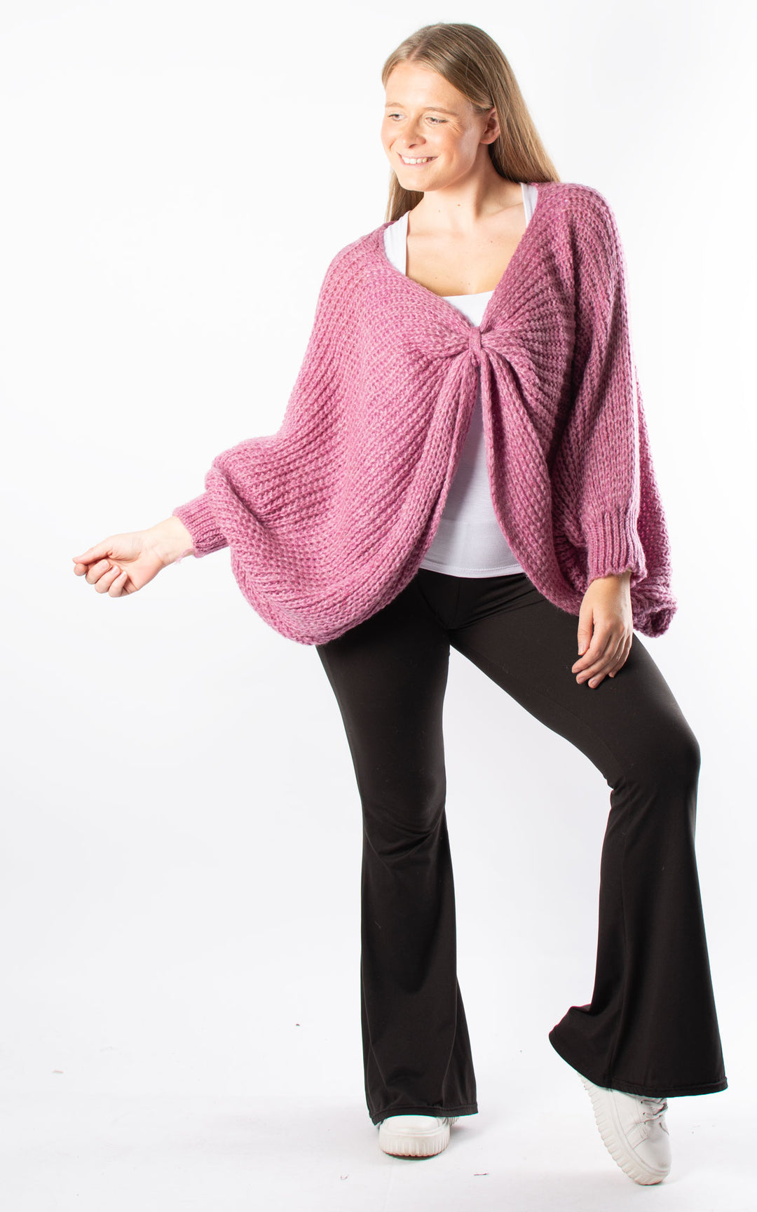 Angelina Oversized Knit | Berry