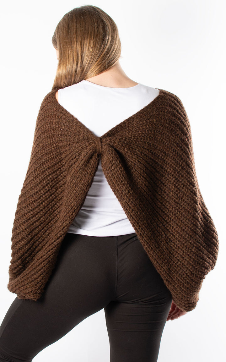 Angelina Oversized Knit | Chocolate