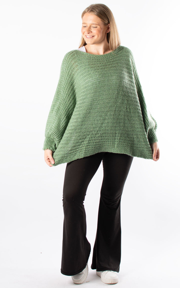 Angelina Oversized Knit | Green