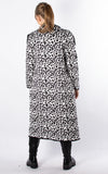 Animal Print Coat | Black