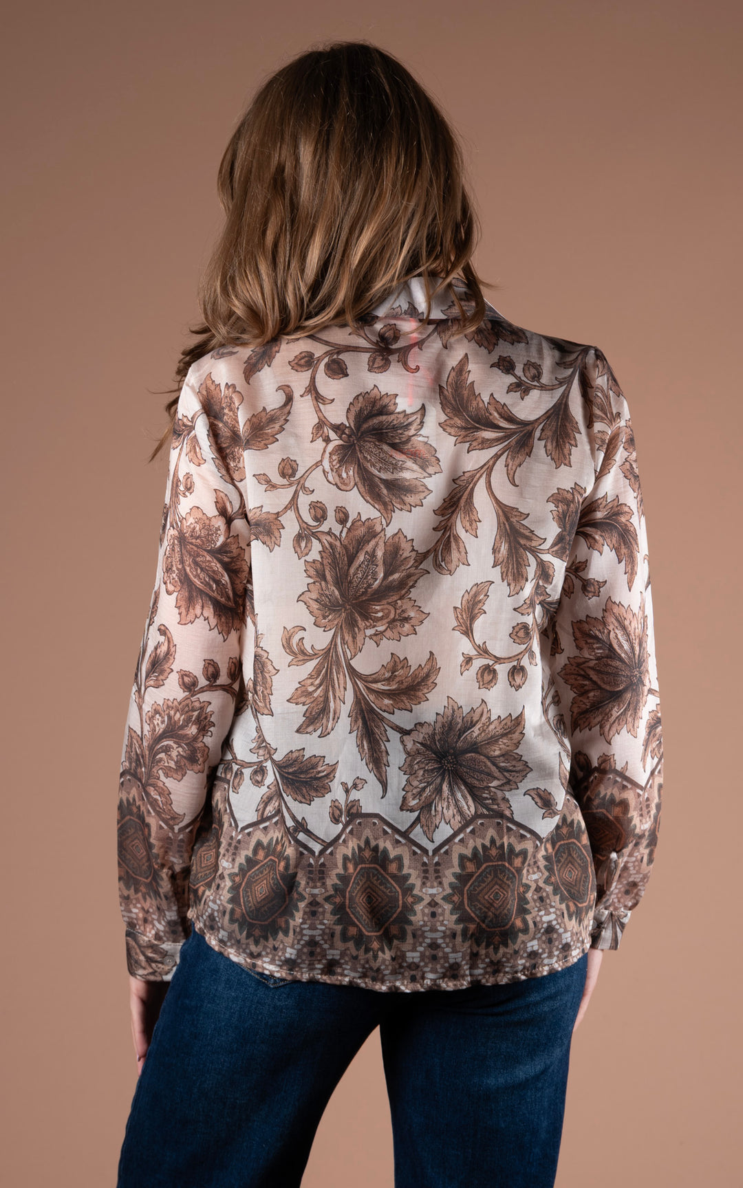Antique Floral Shirt | Ivory