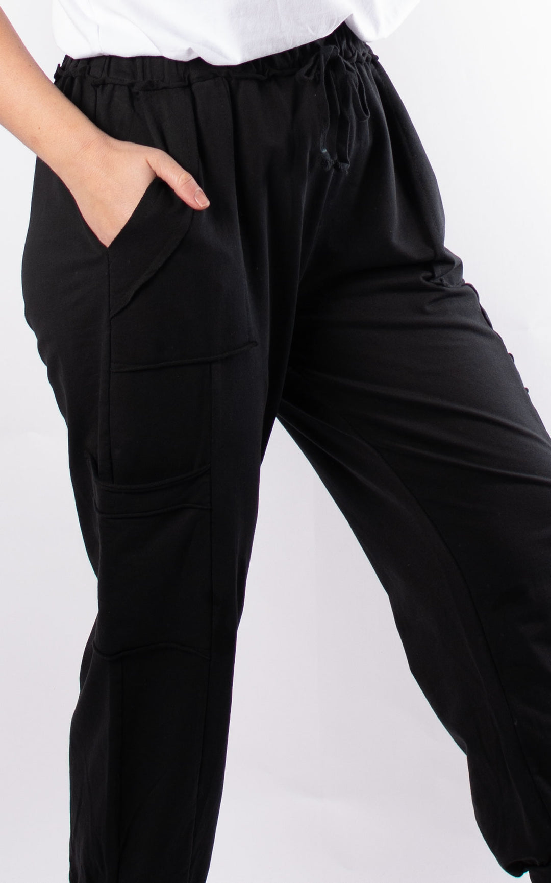 Anya Cargo Joggers | Black