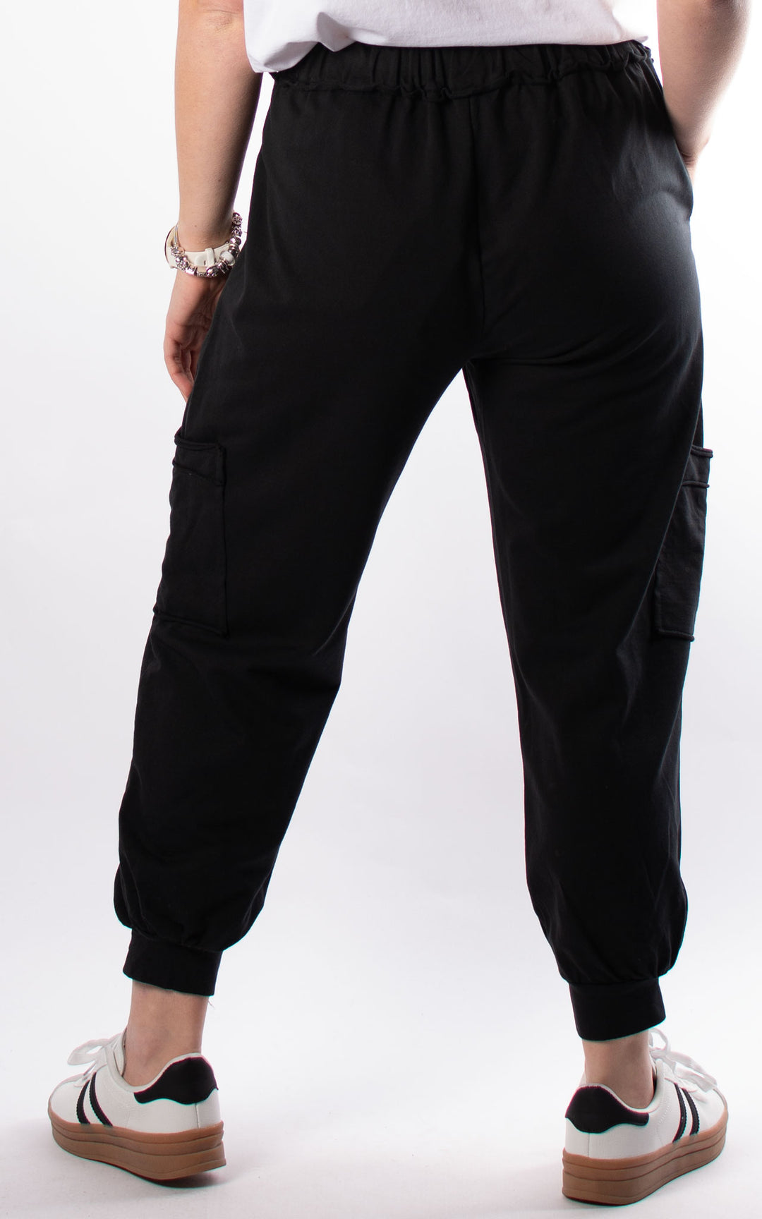 Anya Cargo Joggers | Black