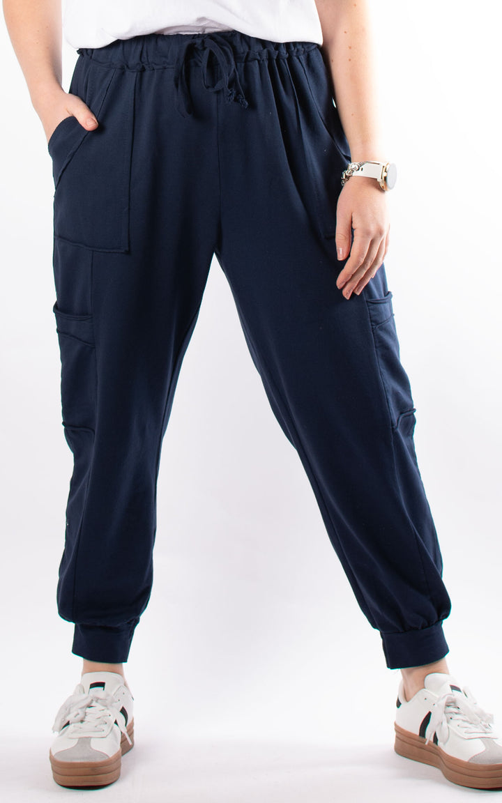 Anya Cargo Joggers | Navy