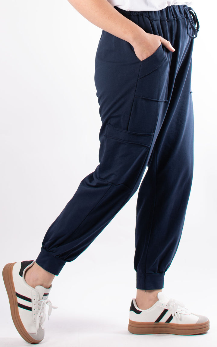 Anya Cargo Joggers | Navy