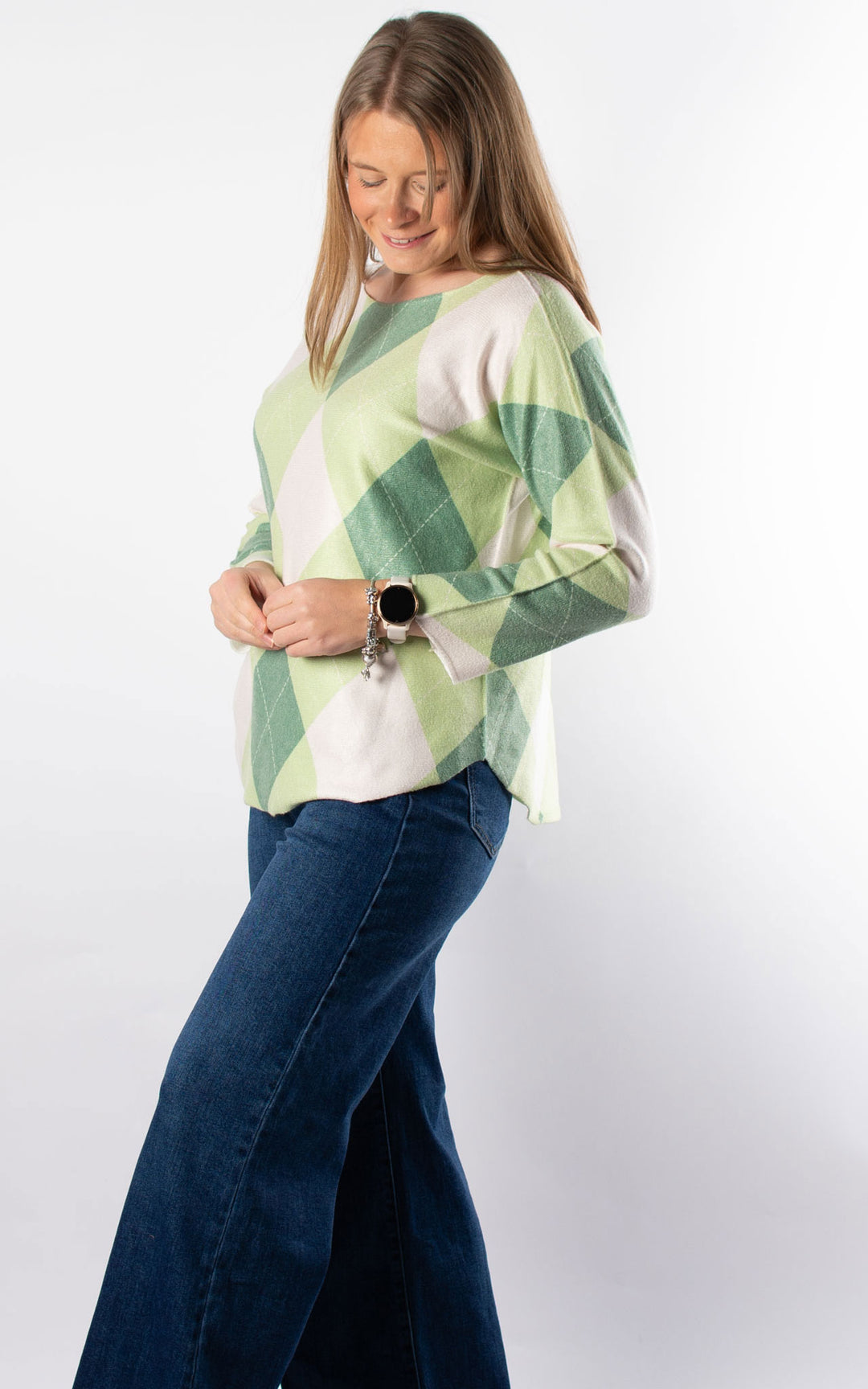 Argyle Soft Knit | Green