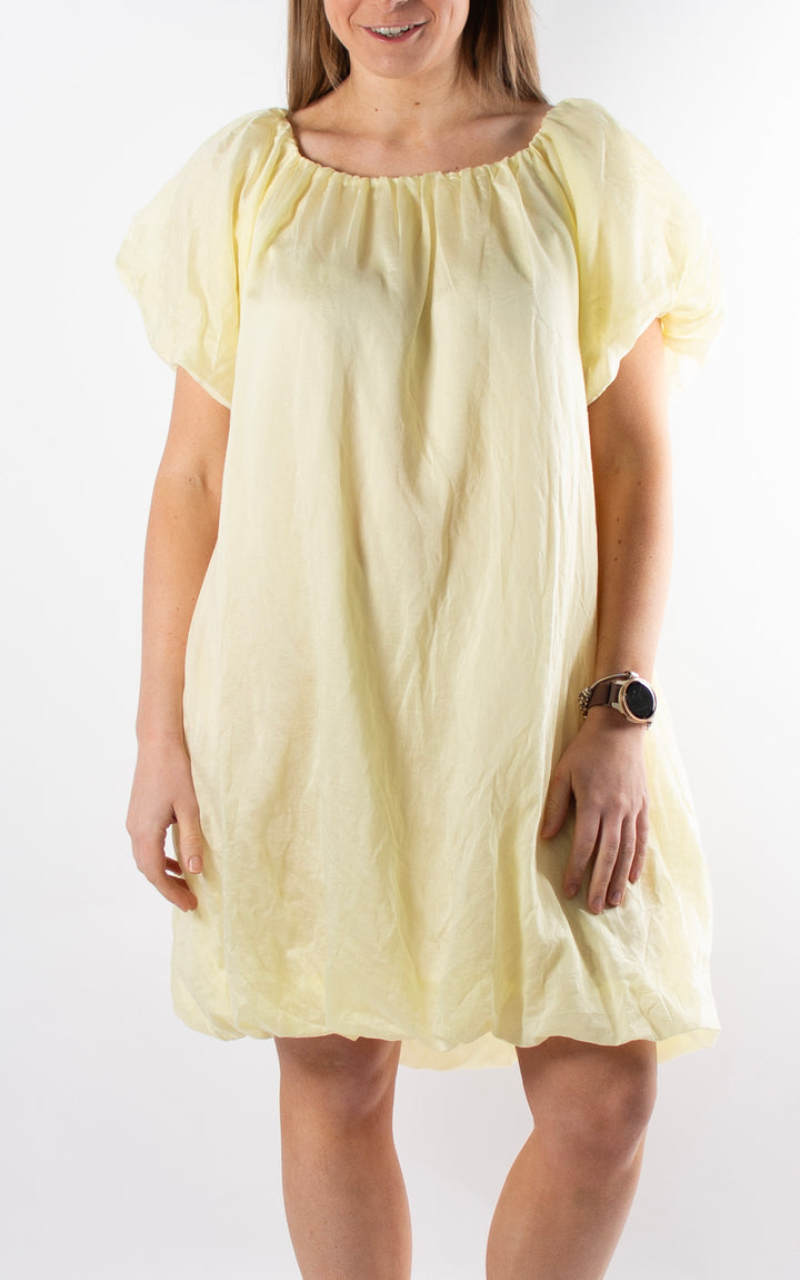 Ariella Bubble Hem Dress  | Yellow
