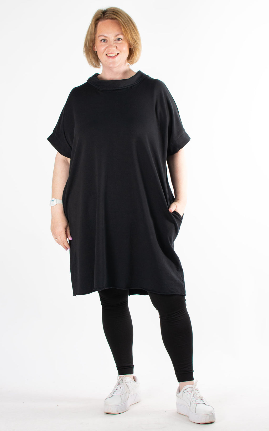 Audrey Tunic Dress | Black