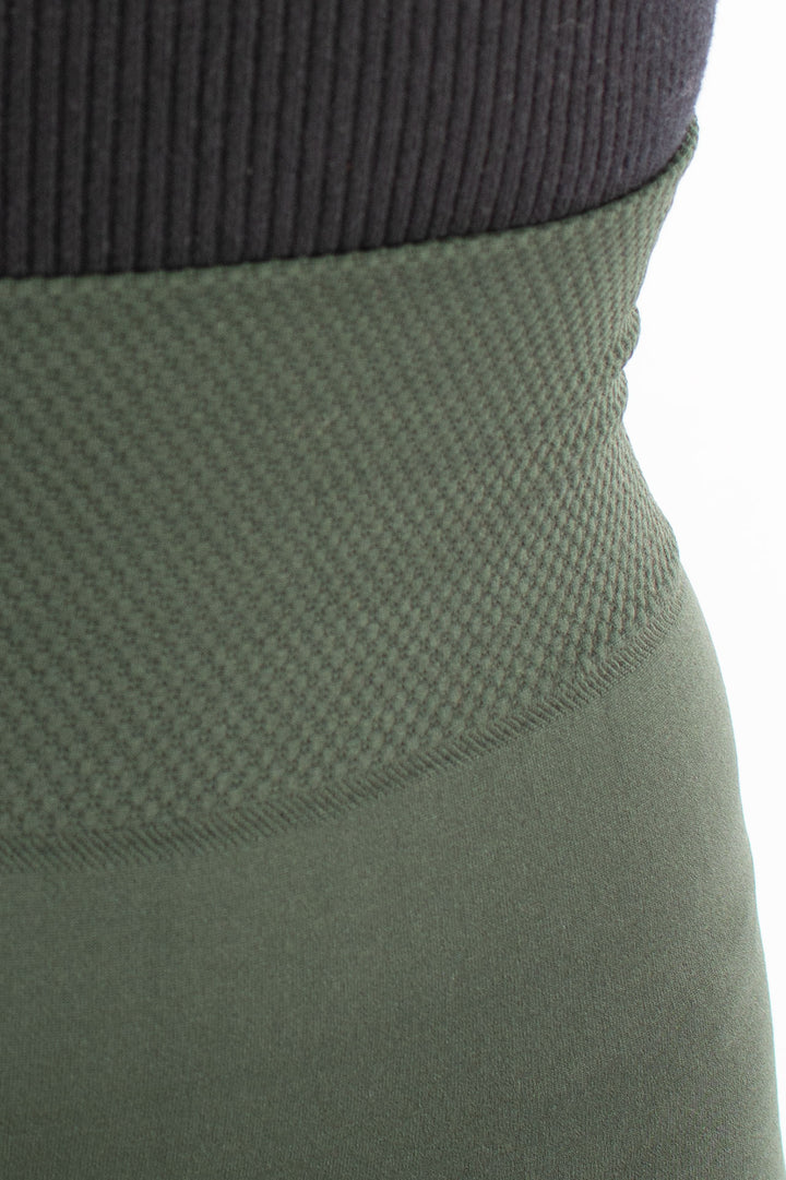 Footless Tights | Fleece Lined | Khaki