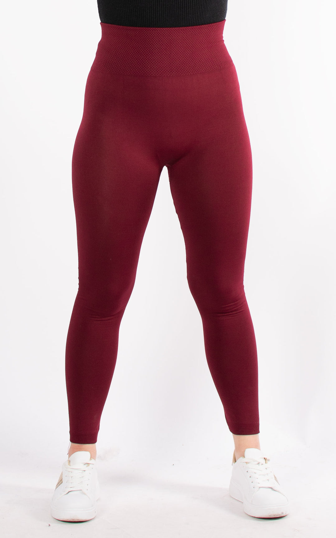 Footless Tights | Fleece Lined | Wine