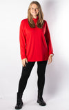 Basic Roll Neck | Red